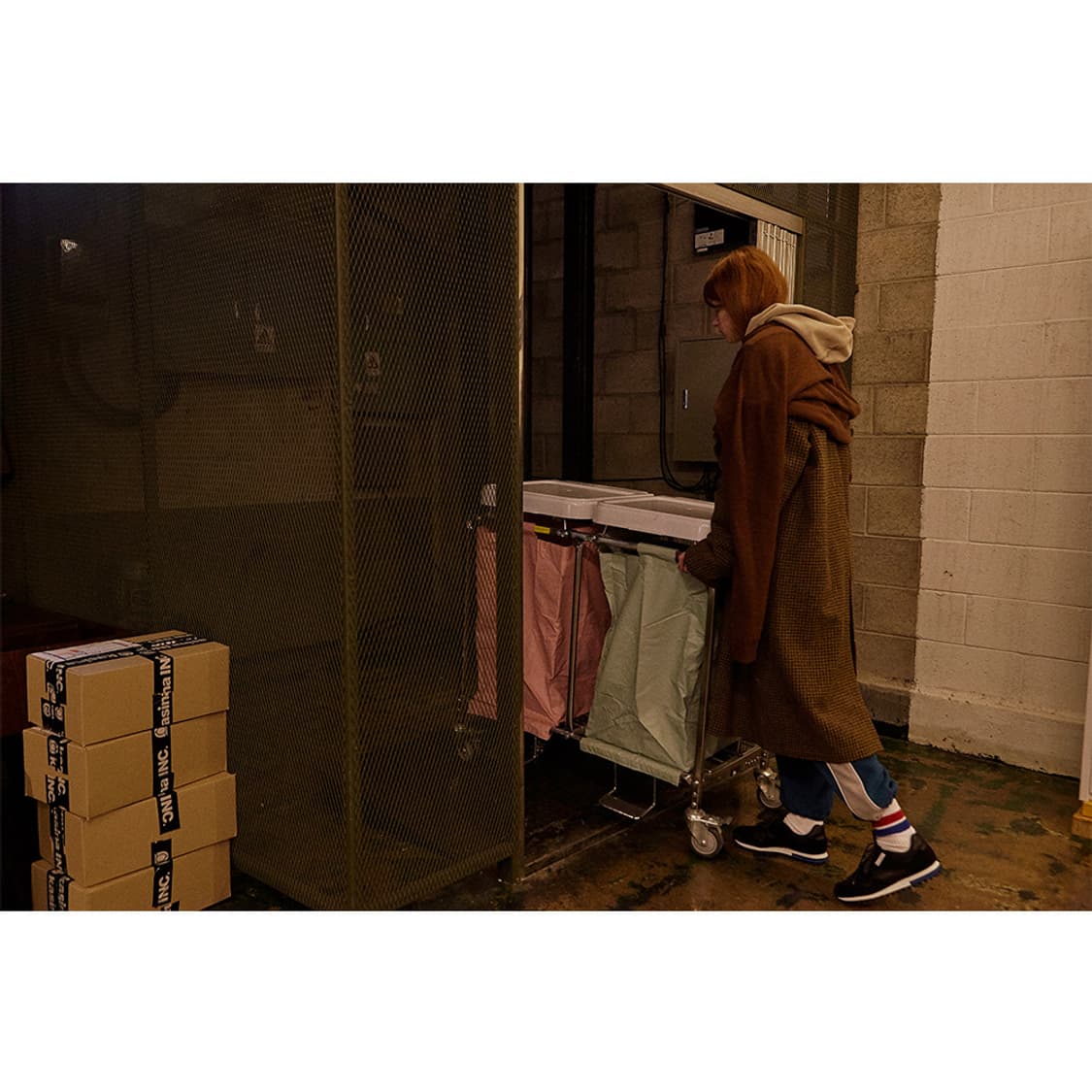 스탠드얼론 FW18 체크 오버 발마칸 코트 상품이미지1