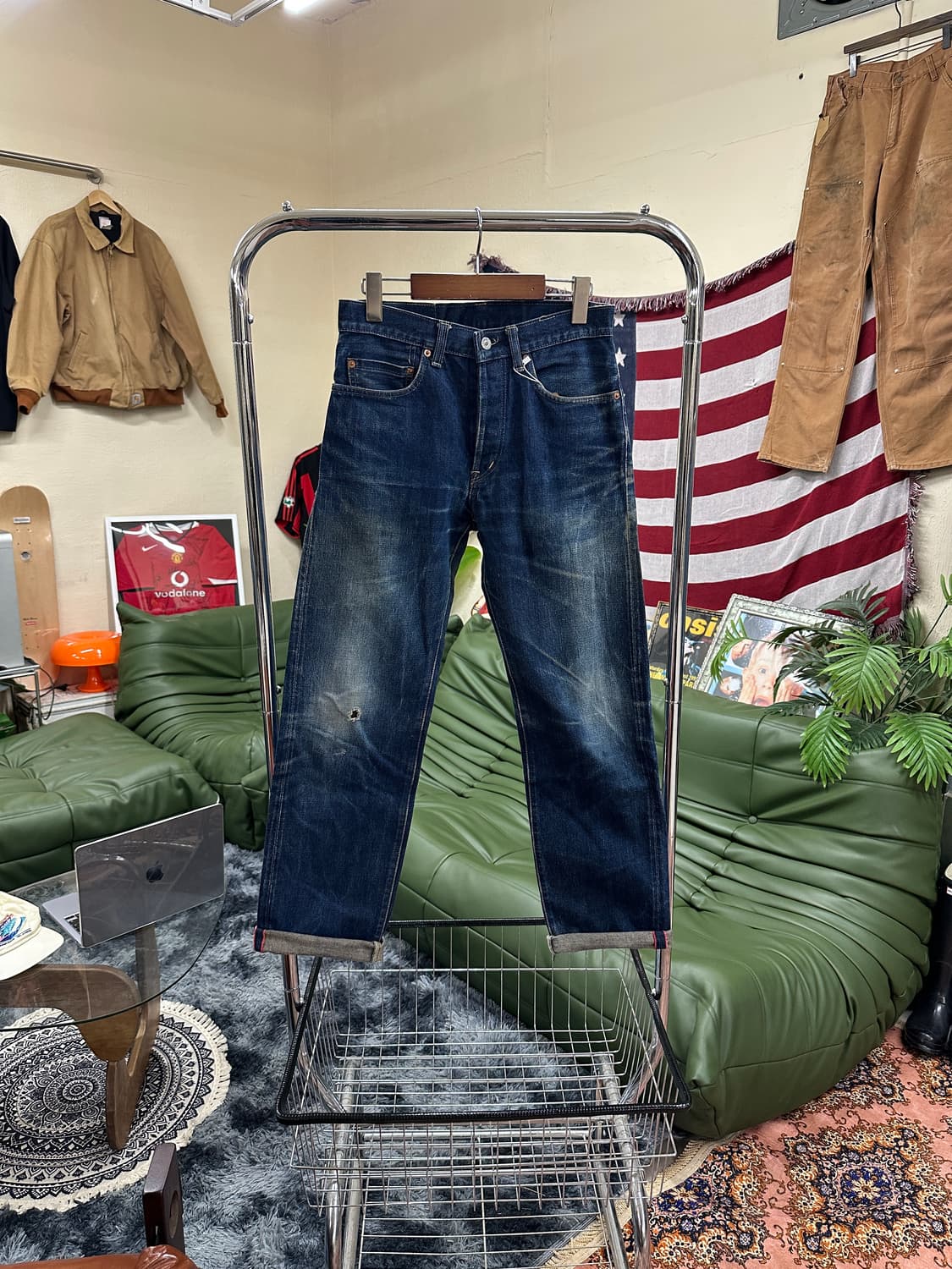 90s 할리우드 랜치마켓 재팬 셀비지 상품이미지1