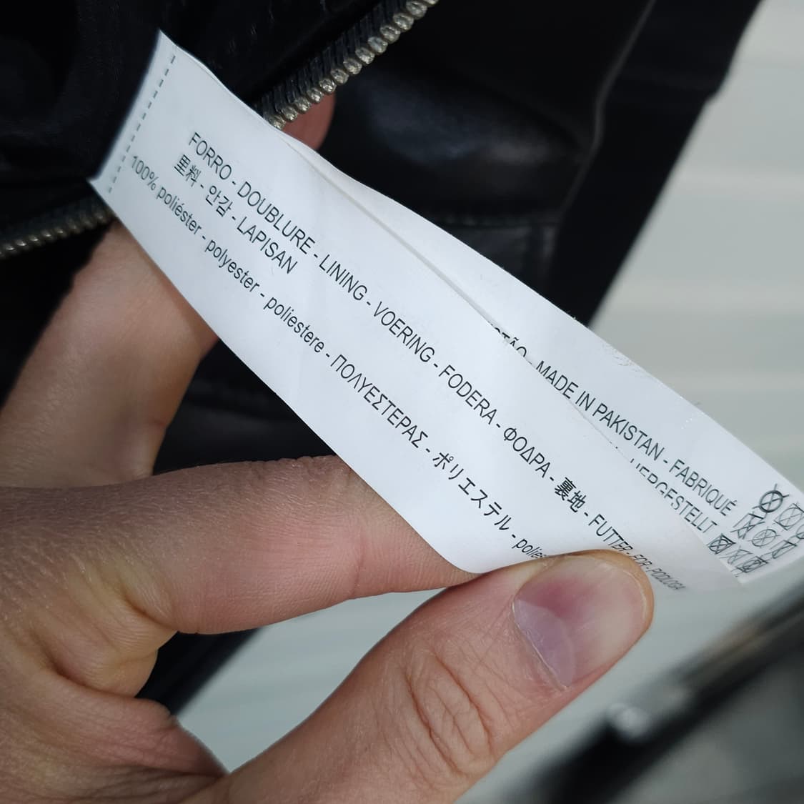 ZARA MAN 양가죽 라이더 자켓- L 상품이미지8