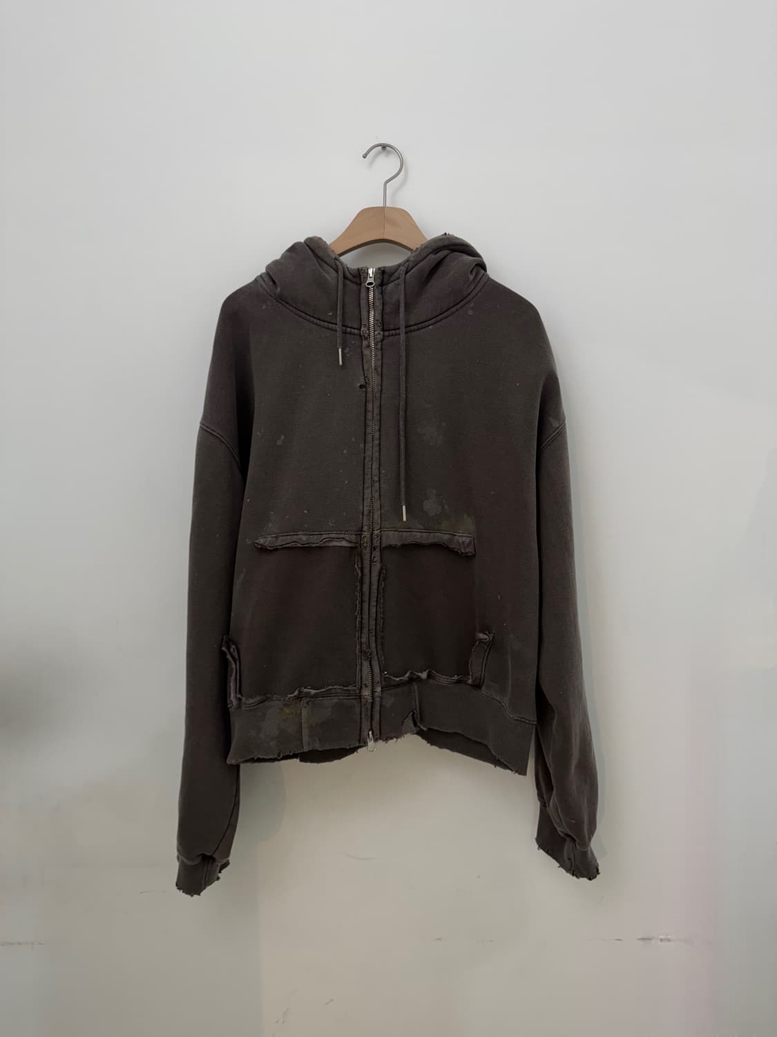 빈티지 후드집업(기모) 상품이미지1