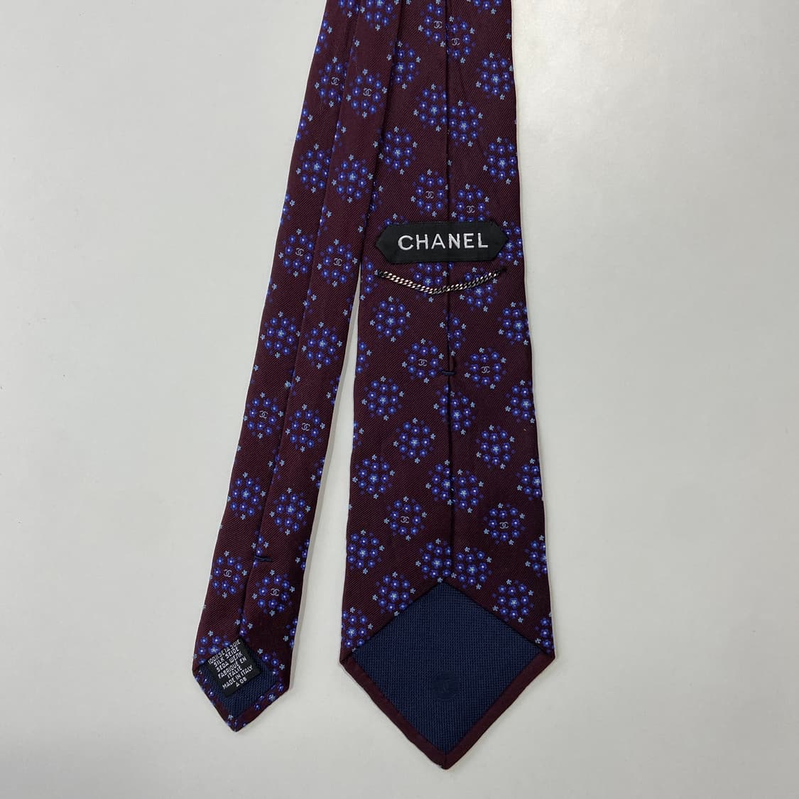 샤넬(CHANEL)  신형 모노그램 명품 정품 넥타이 상품이미지3