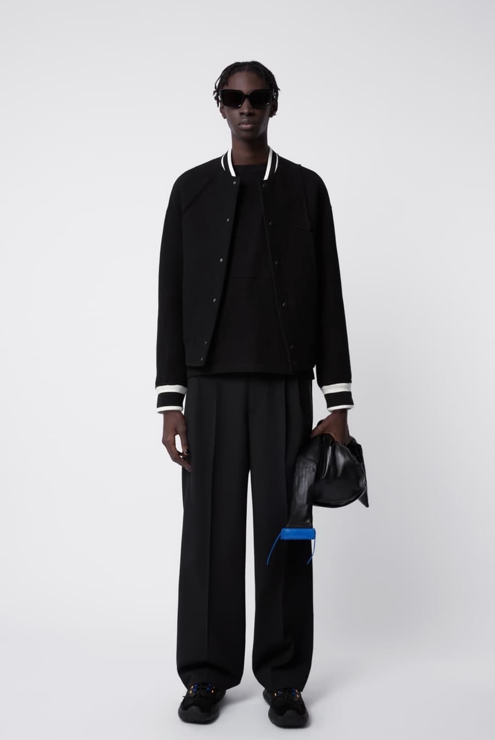 자라 X 아더에러 콜라보 울 블렌드 봄버 바시티 자켓(클리닝O) 상품이미지1