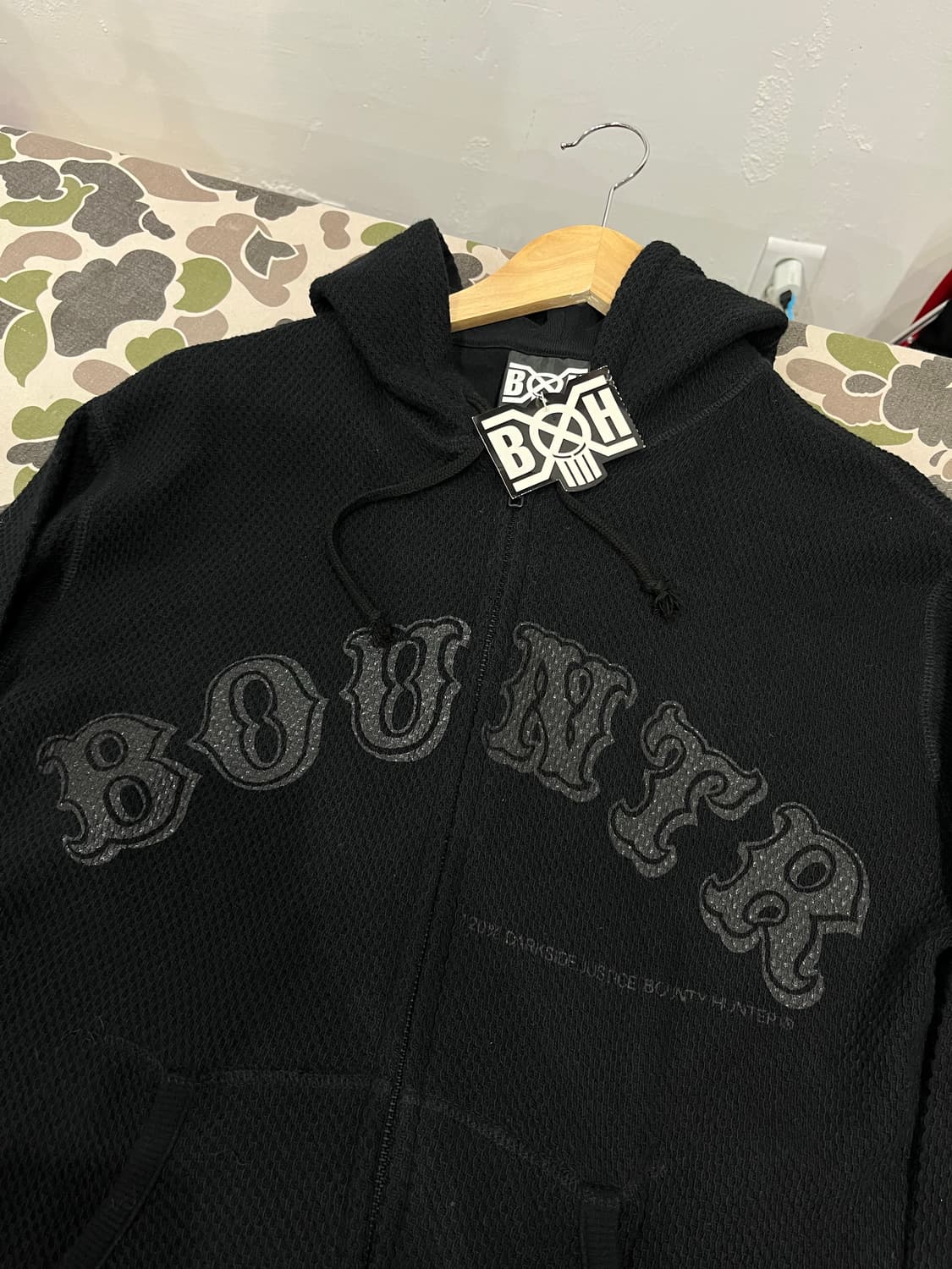Bounty Hunter 바운티헌터 니팅 후드집업 L 미사용품  상품이미지1