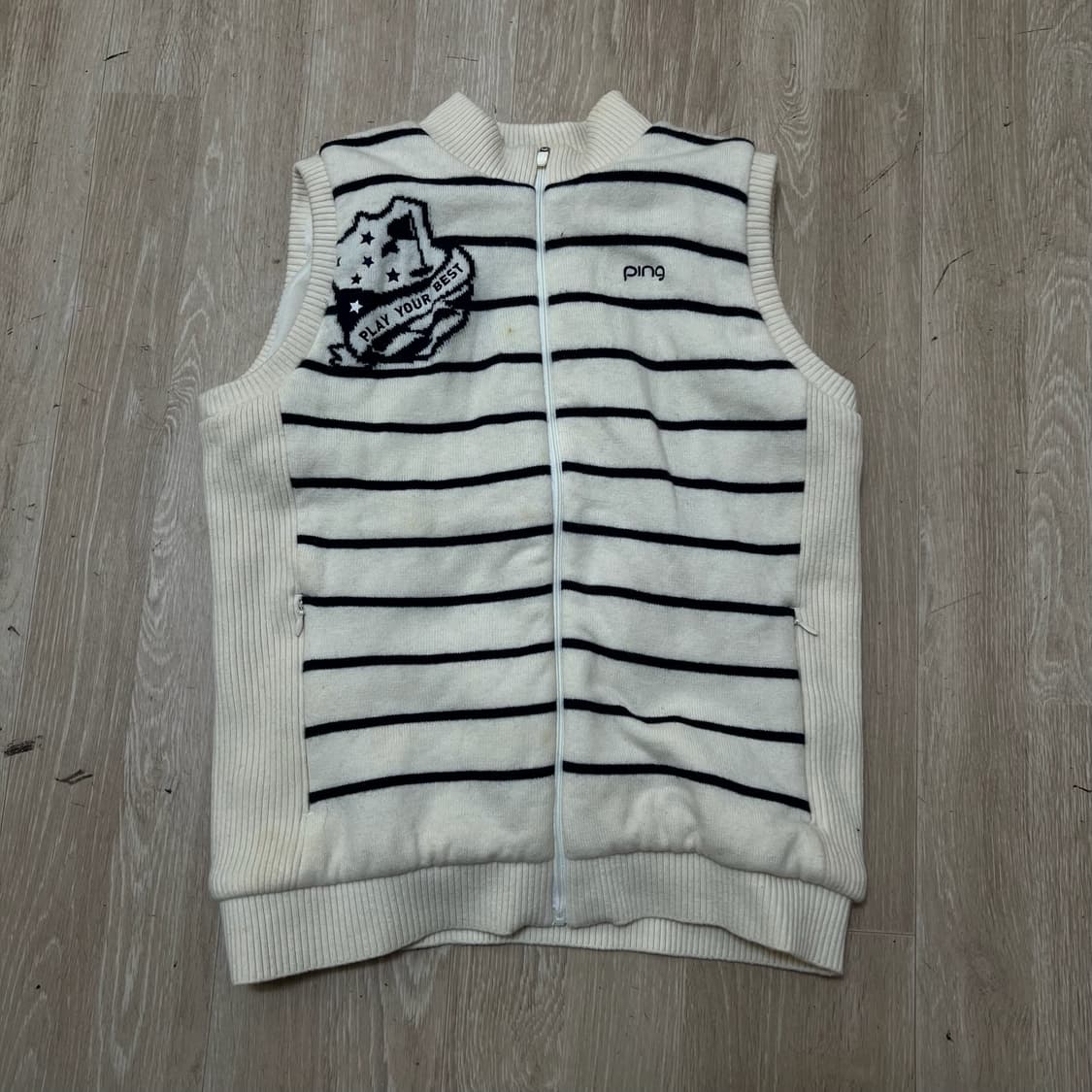 핑 PING 여성 골프웨어 방풍 니트조끼 M/95  상품이미지1
