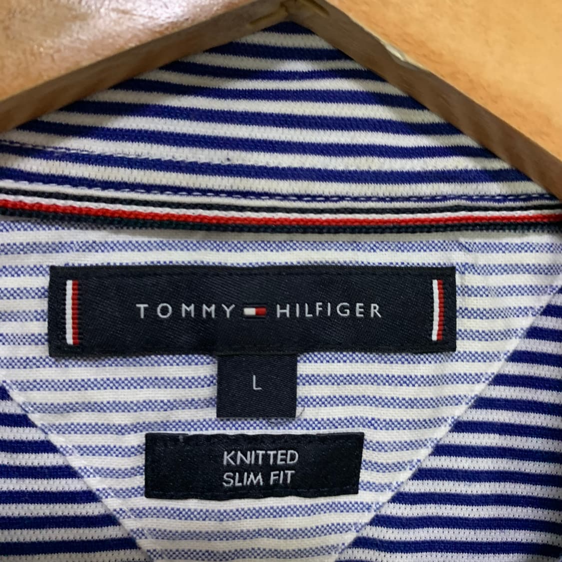 타미힐피거 스트라이프 셔츠 남방 빈티지 남녀공용 L 상품이미지5