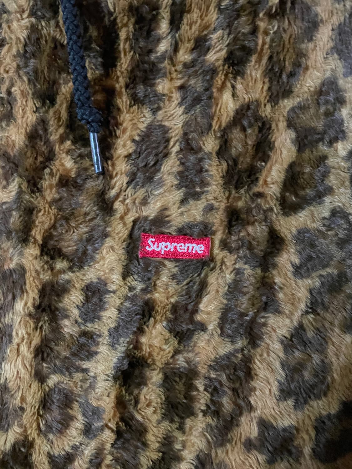 슈프림 레오파드 아노락 m 상품이미지4