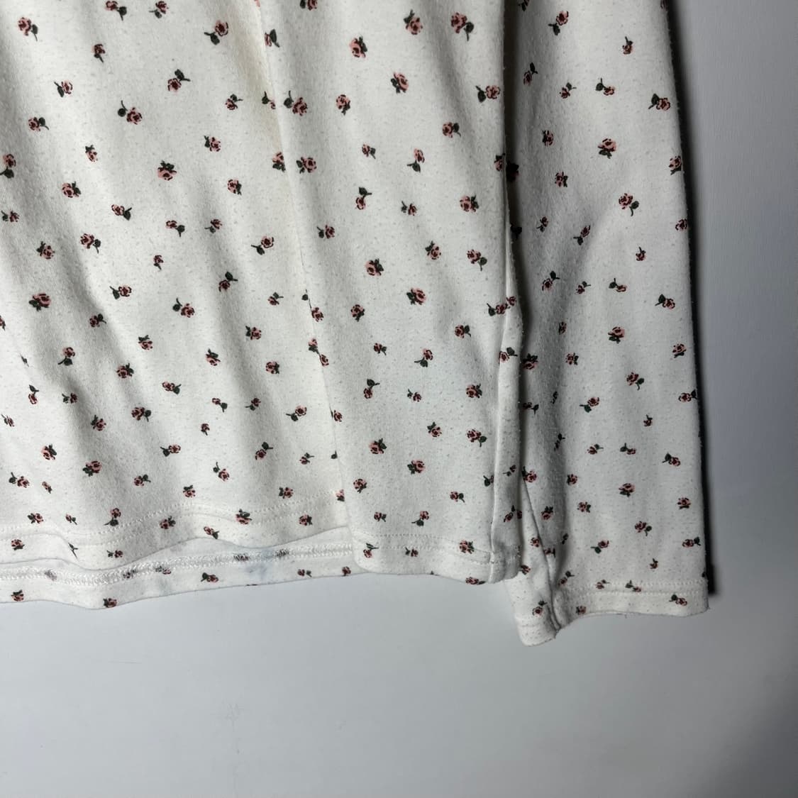 [JPN] 빈티지 모리걸 잔꽃 넥 롱슬리브 상품이미지3