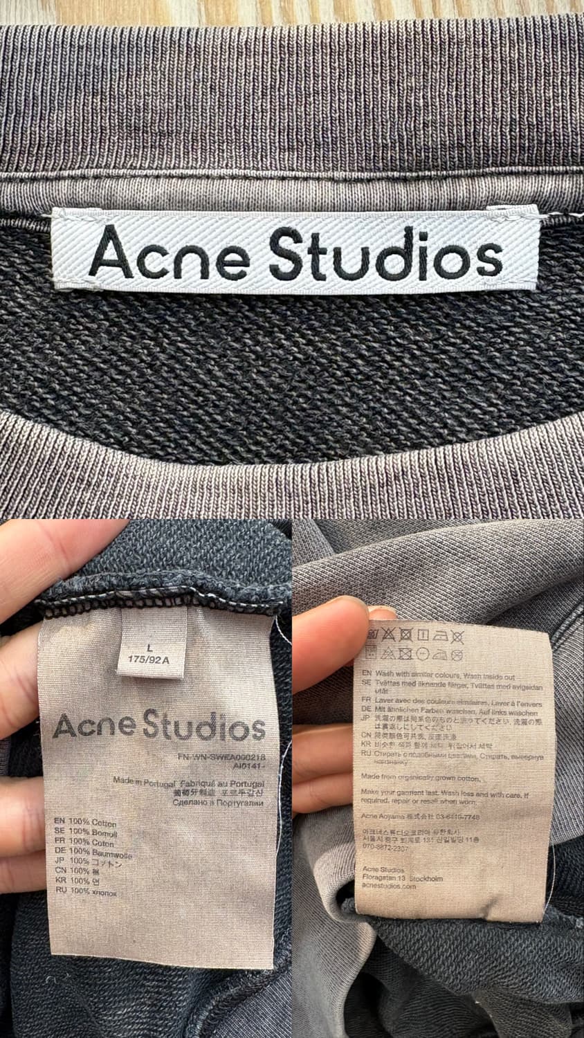 아크네 스튜디오 블러드 로고 스웻셔츠 상품이미지10