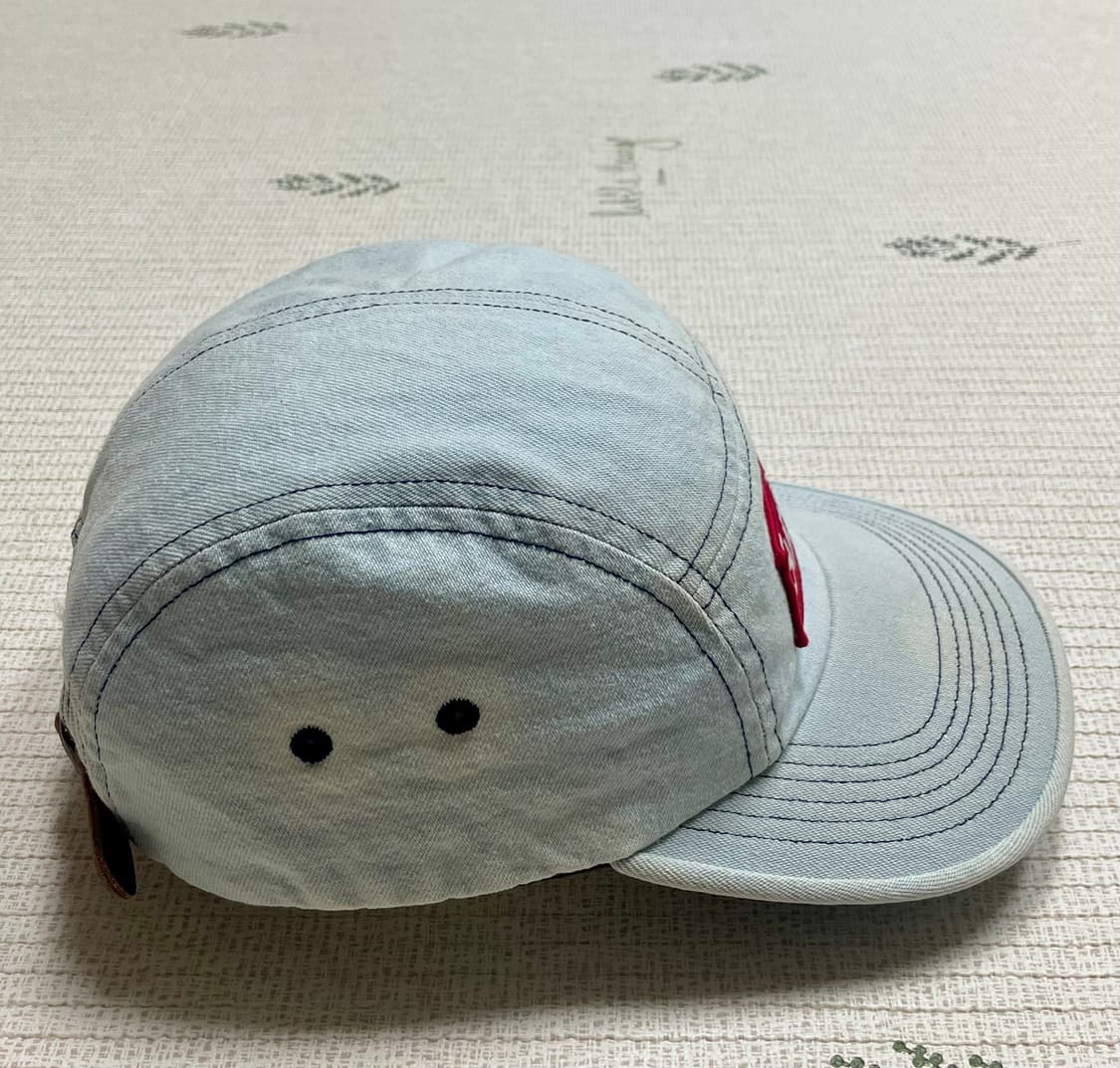 17ss 슈프림 워시드 치노 트윌 캠프캡 데님 상품이미지4