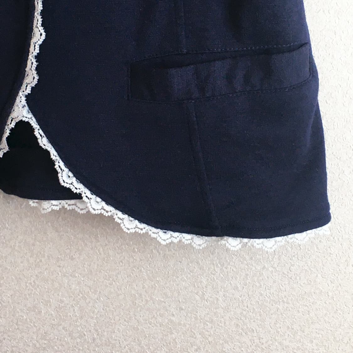 네이비 레이스 반팔자켓 상품이미지6