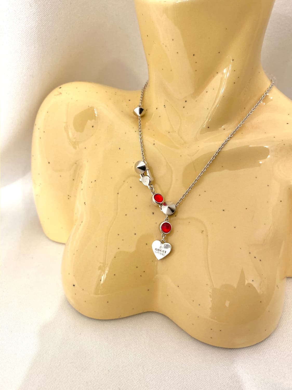 Gucci red heart 925silver necklace 상품이미지5