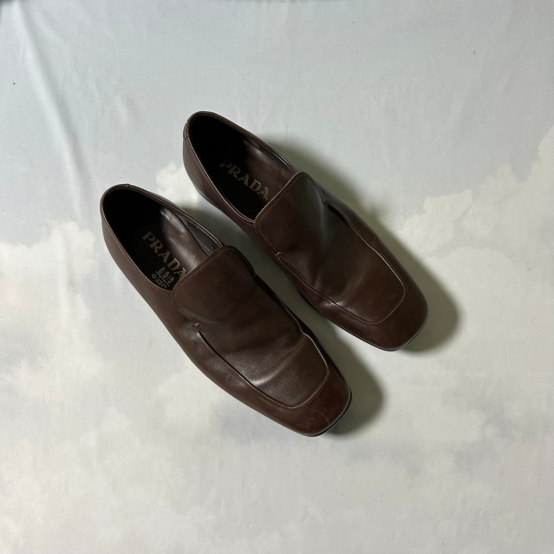 Prada sports semi square toe derby 상품이미지2