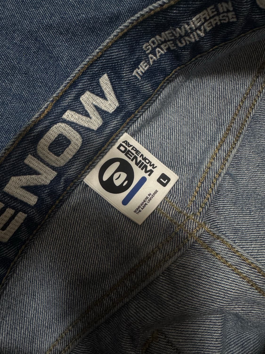 Aape 데님 팬츠 L size 상품이미지4