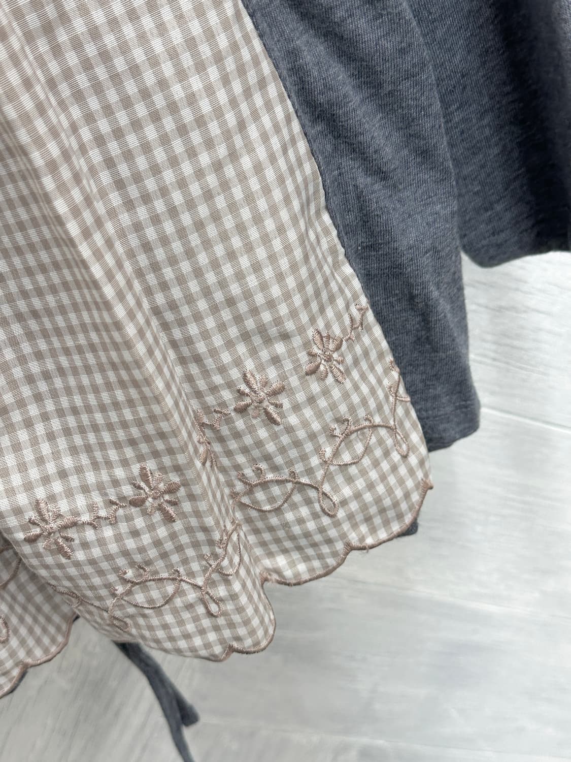 🤍사와코의 셔츠 가디건 원피스 🤍 레이어드 러블리 스즈코 모리걸 상품이미지5