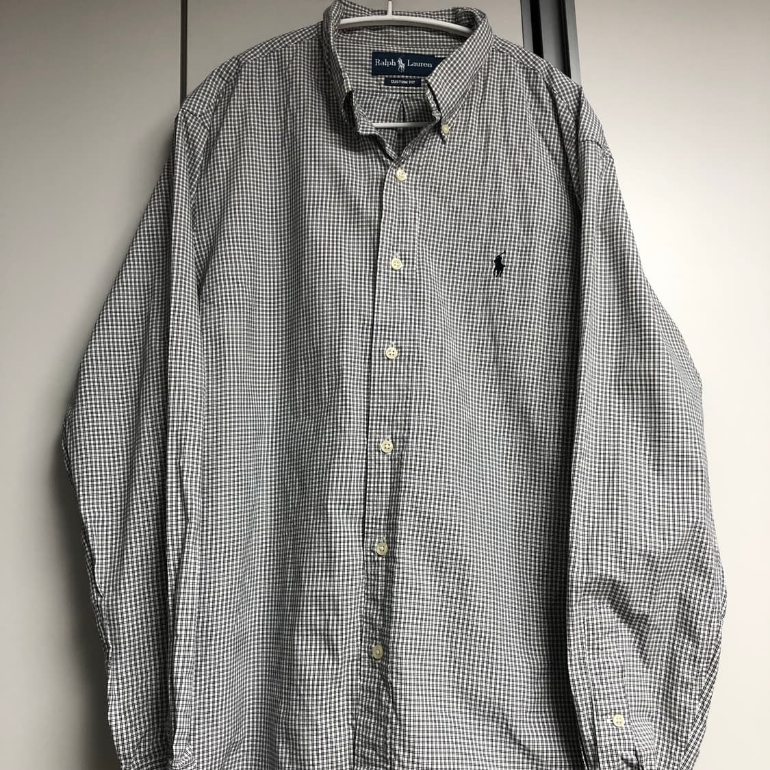 폴로 블랙 체크 셔츠,남방 상품이미지2