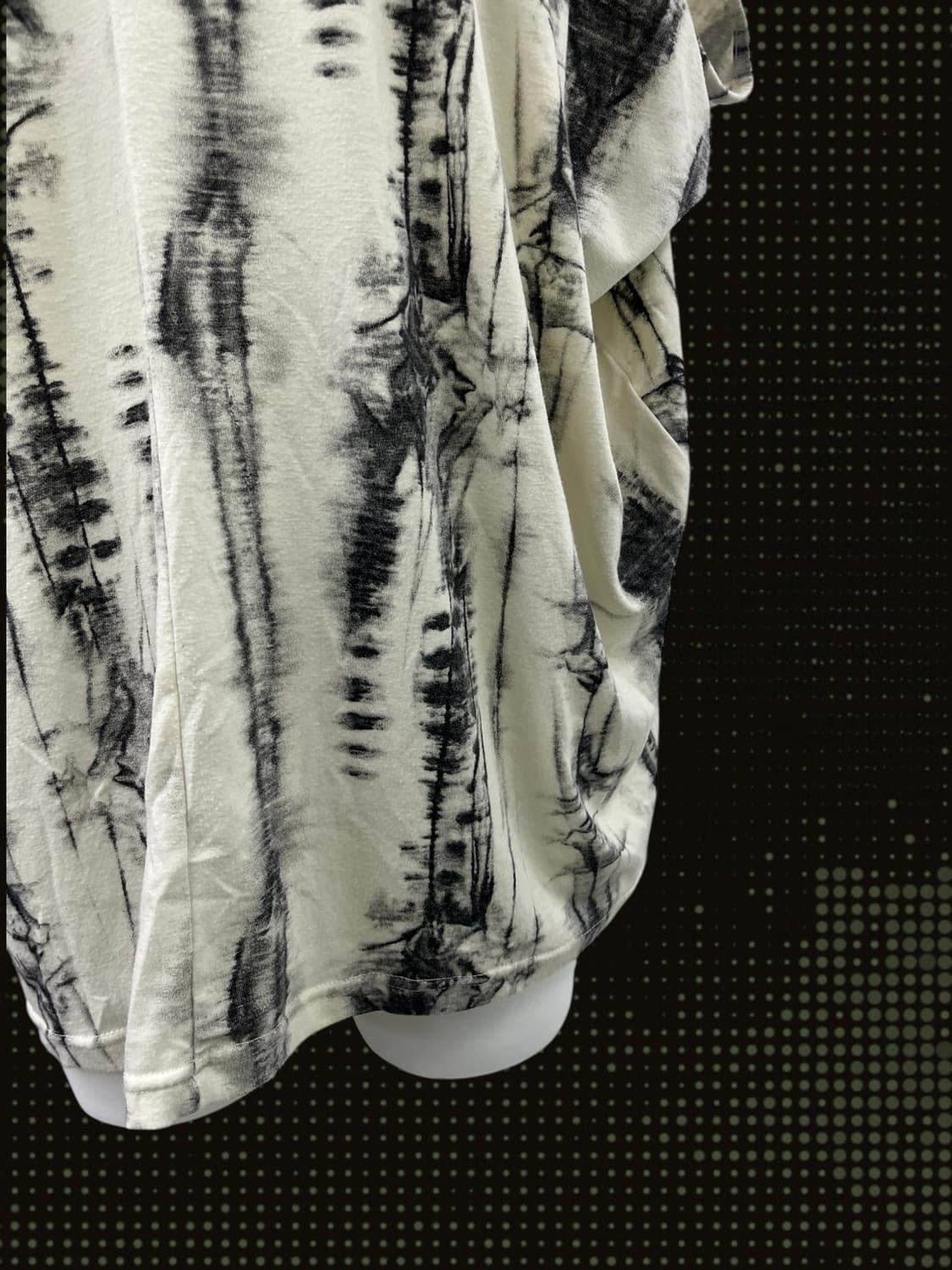 thorn shape tie-dyed t-shirt 상품이미지6
