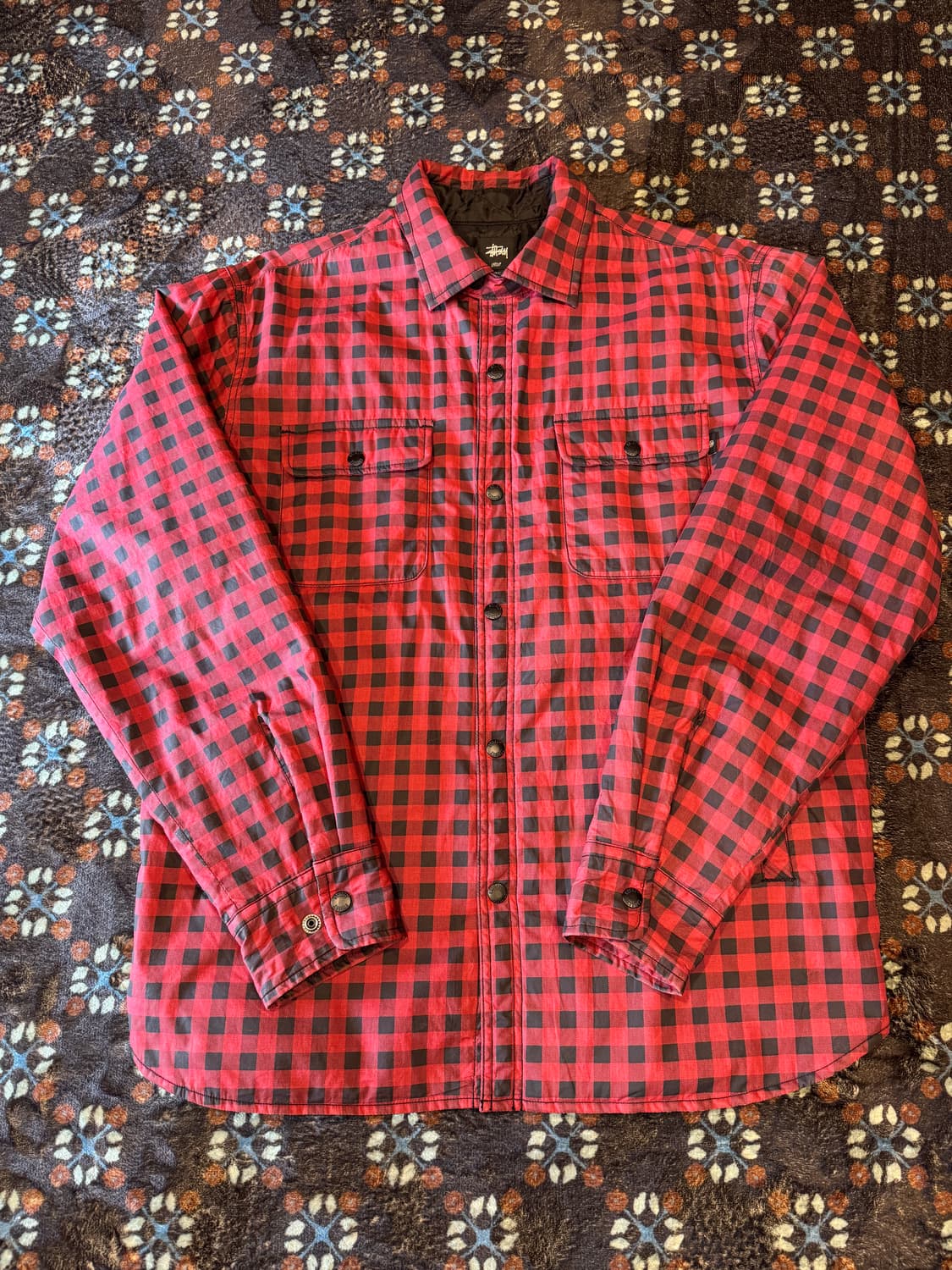 스투시 체크패턴 아우터 상품이미지1