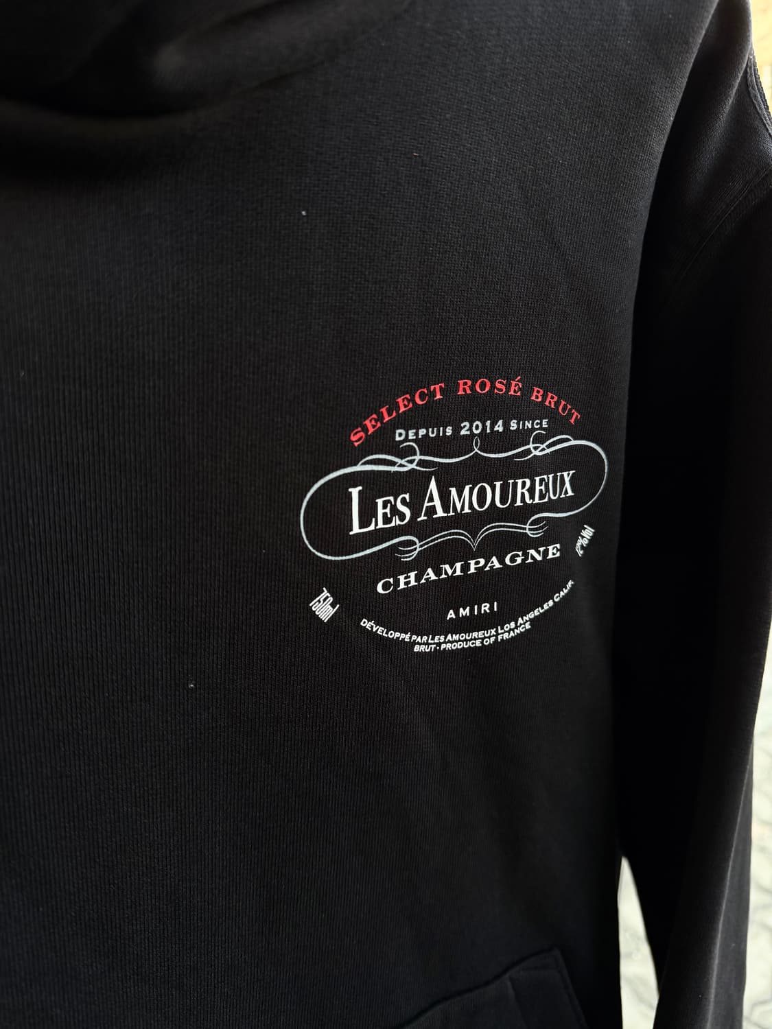 L/ 아미리 Les Amoureux 백로고 후드티 상품이미지6