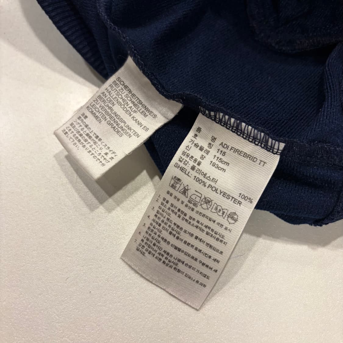 [115] 12s 아디다스 파이어버드 삼선 트랙탑 져지 네이비 C778 상품이미지7