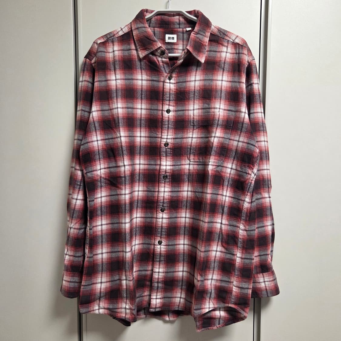 유니클로 체크 셔츠 L-XL(100-105) 상품이미지1
