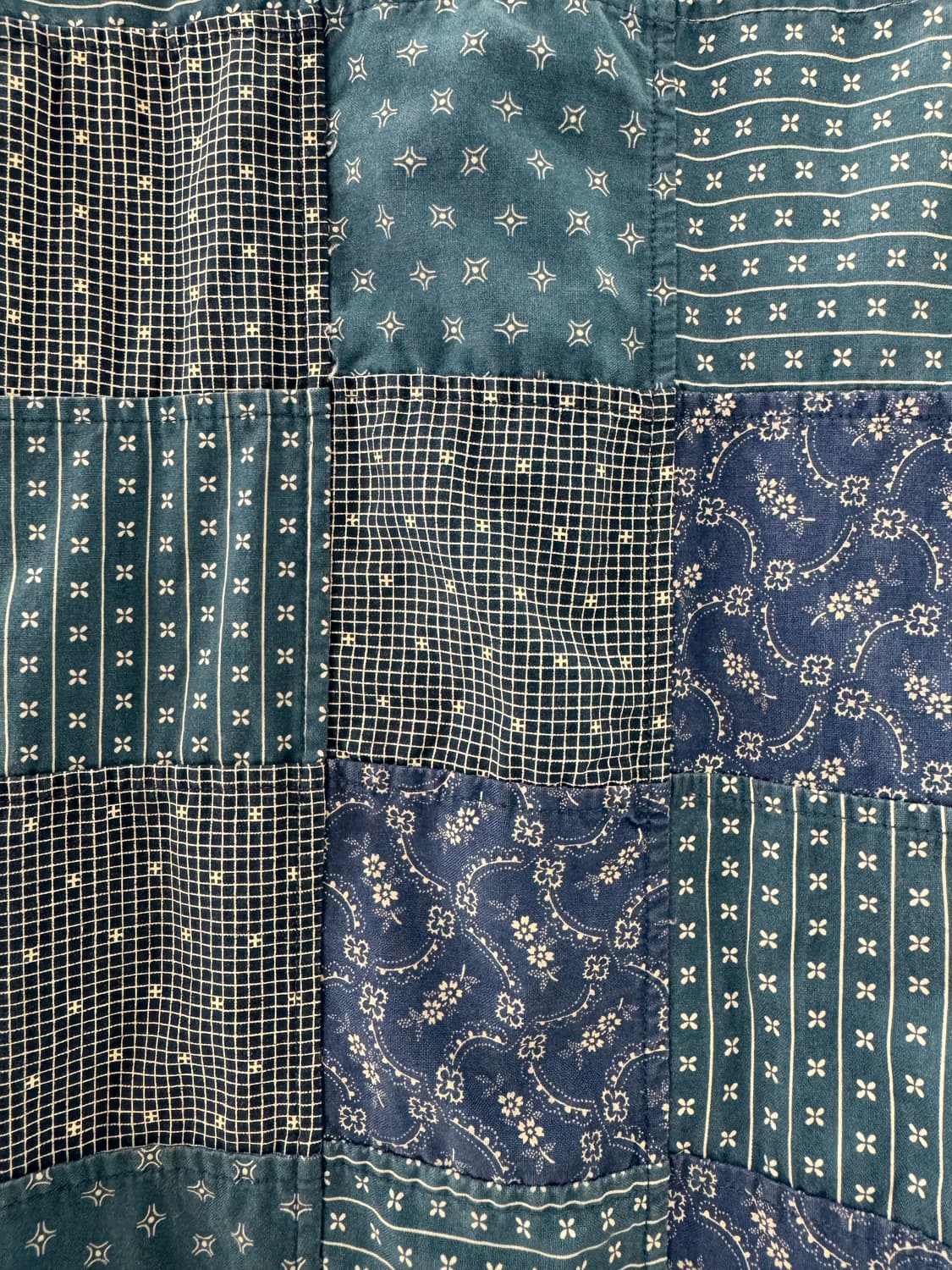 더블알엘 리버시블 인디고 패치워크 스카프 상품이미지2