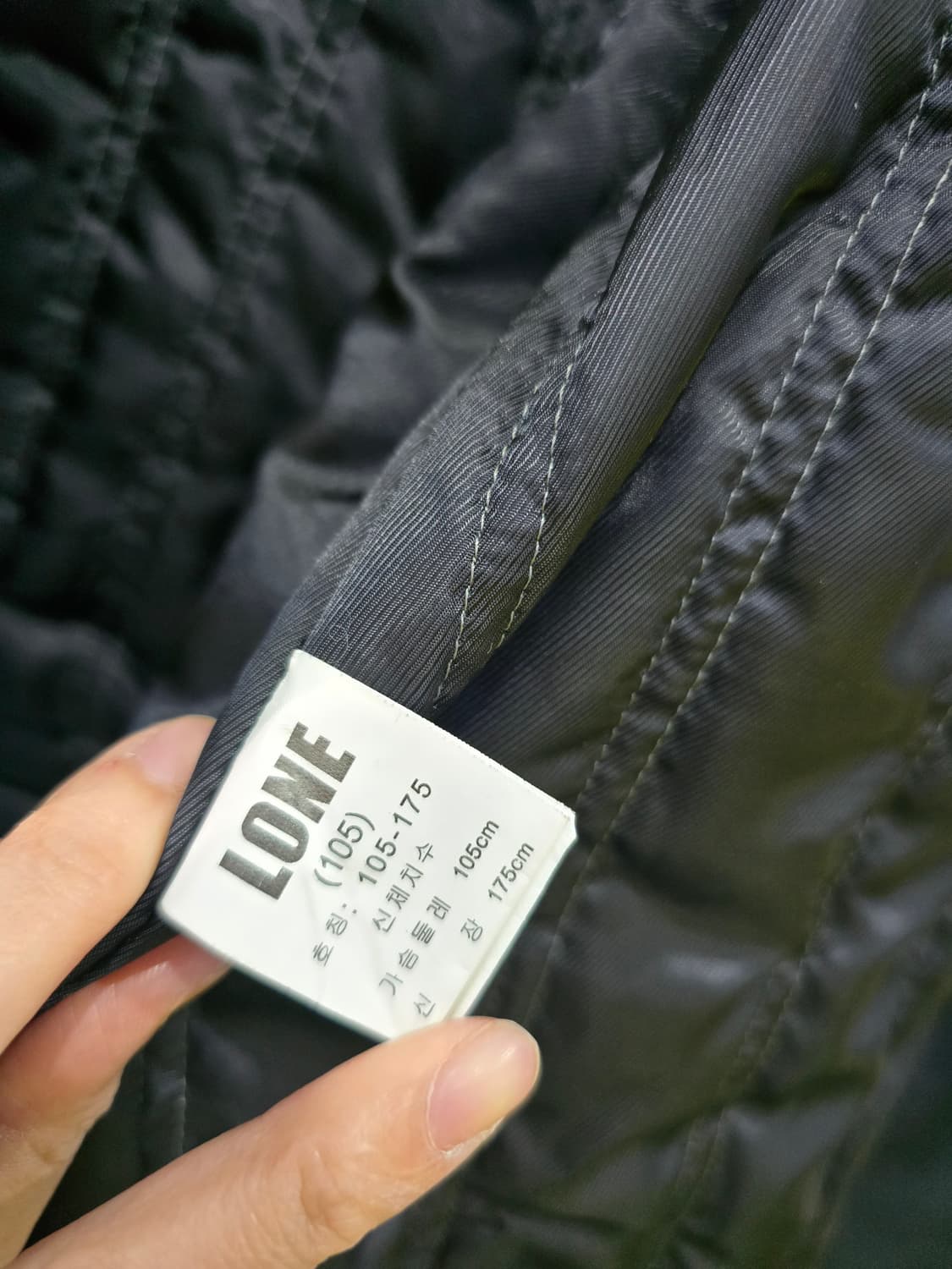 LONE JUNG WOOK JUN 블랙 코트 105 상품이미지5