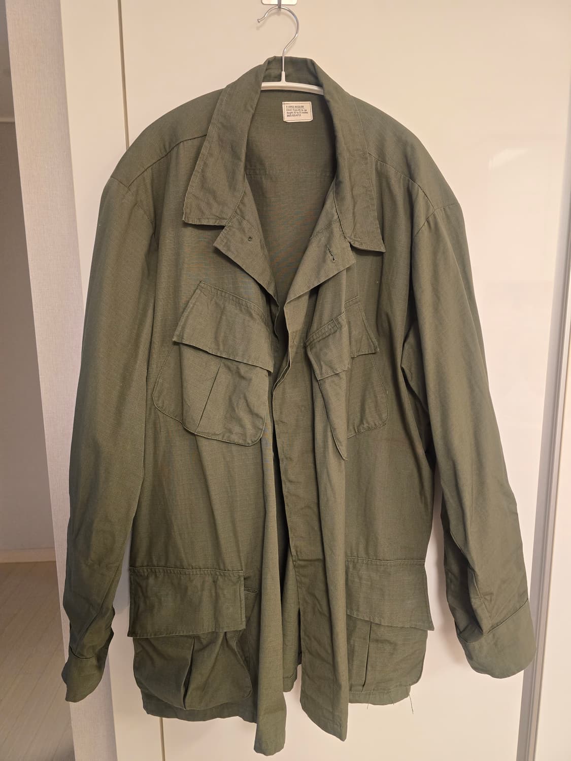 US ARMY 오리지날 퍼티그 자켓 XL-R 상품이미지2