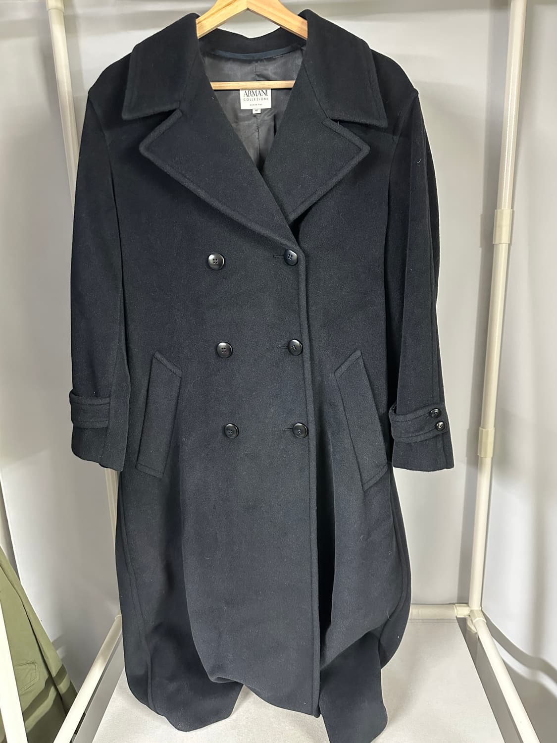 아르마니 꼴레지오니 앙고라 혼방 여성 롱 코트 상품이미지1