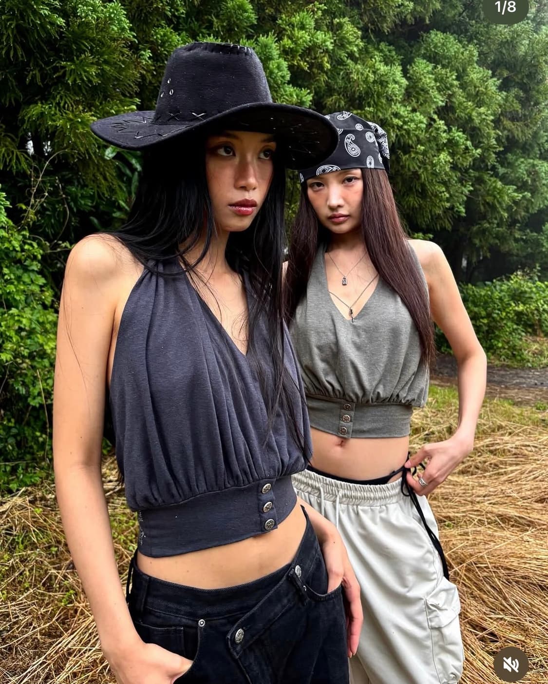 [ yeel leey ]DRAPED HALTER NECK TOP 홀터넥탑 상품이미지1