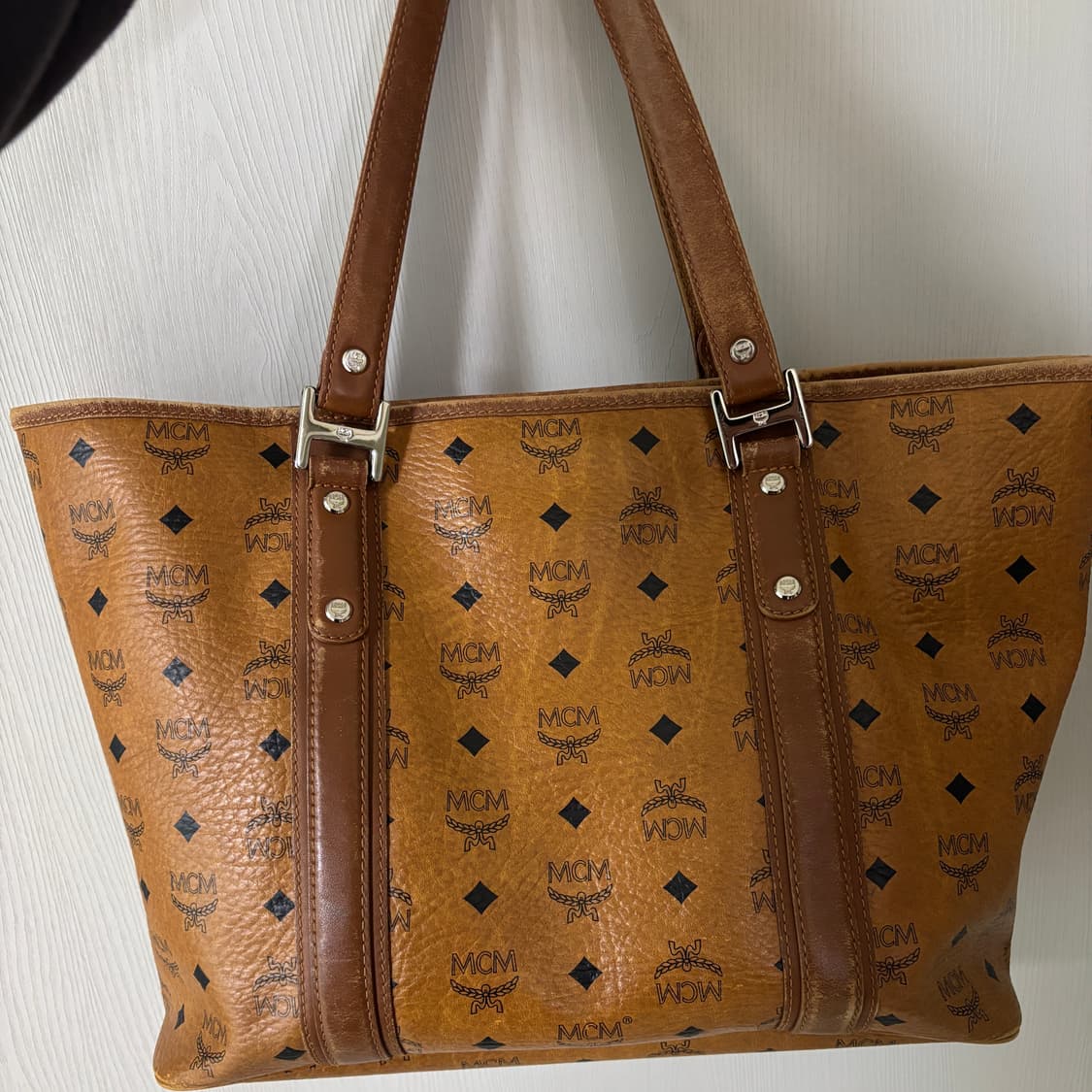 MCM 토트백 브라운 상품이미지2