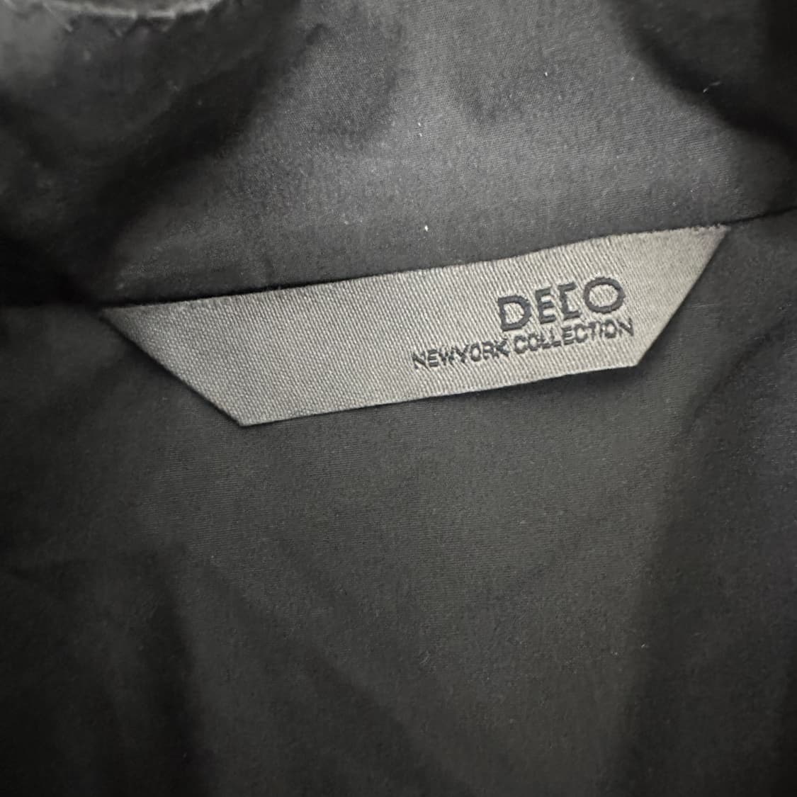 DECO 데코 차이나넥 여성 셔츠 블랙 S 상품이미지3