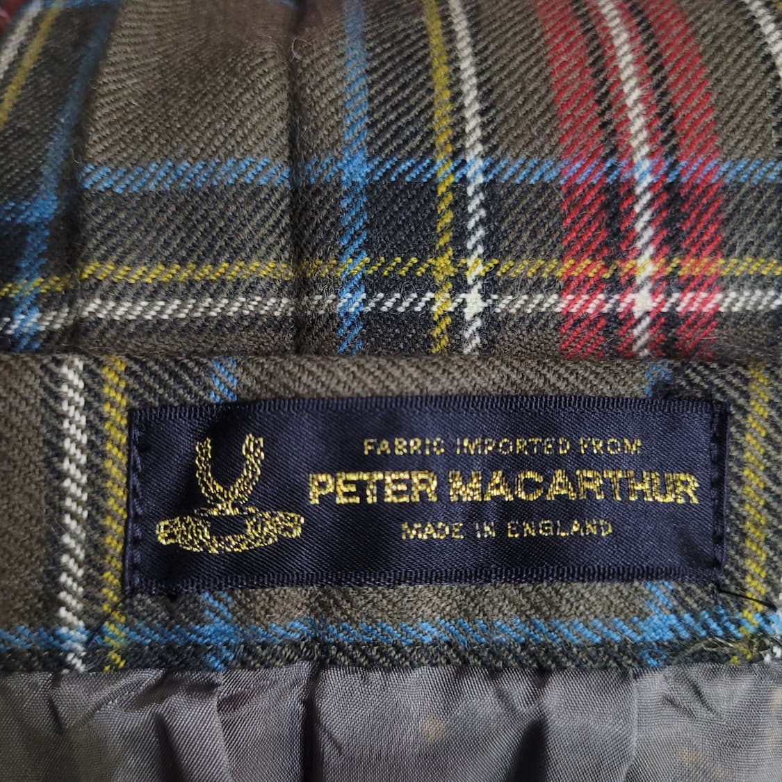 York Reine 영국 Peter Macarthur 울 타탄체크 스커트 상품이미지7