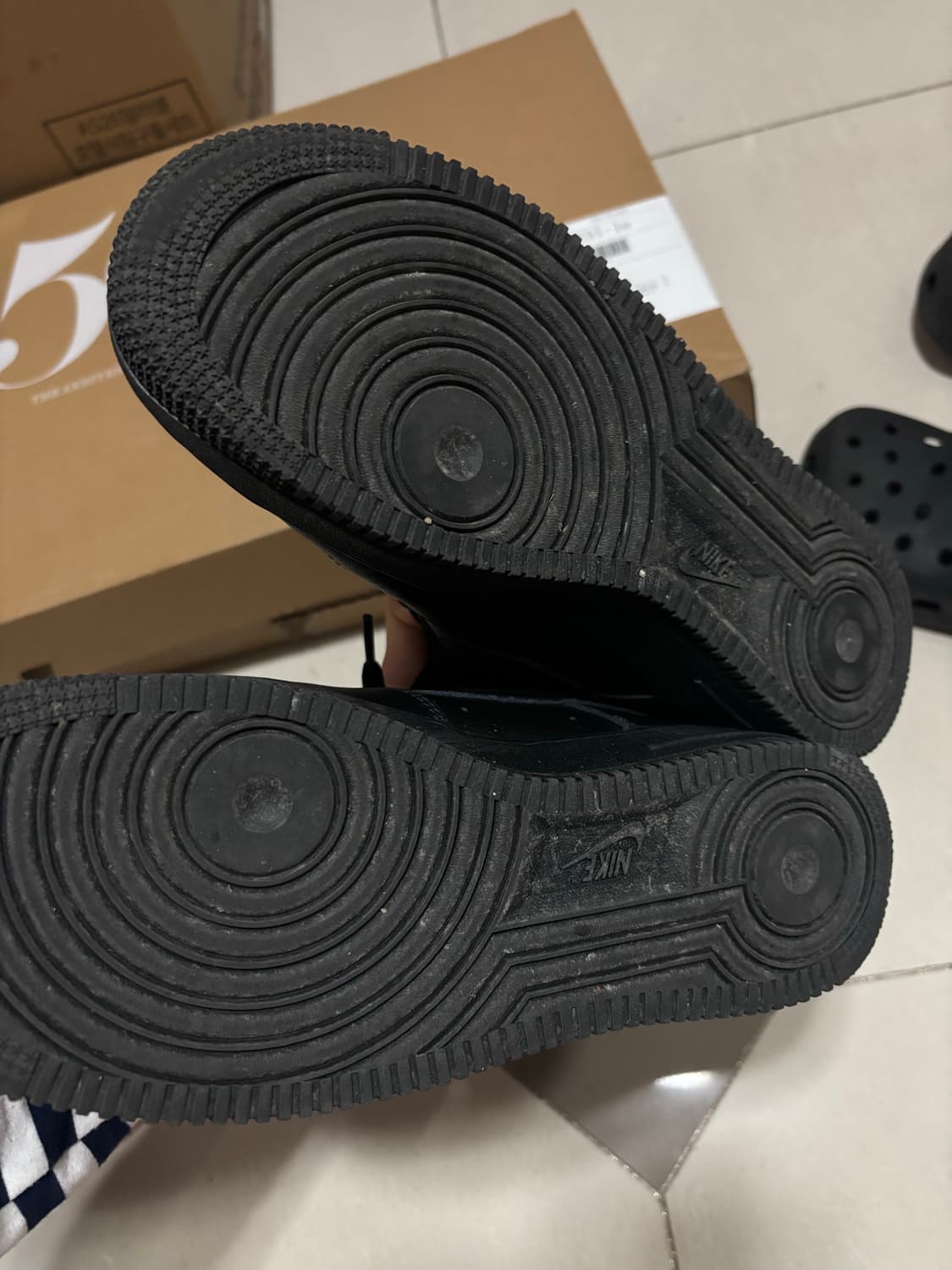 나이키 에어포스 블랙 260 상품이미지2