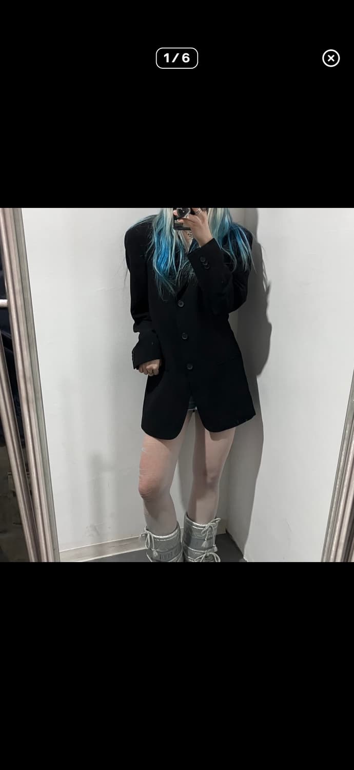 아르마니 꼴레지오니 미니멀 블레이져 상품이미지1