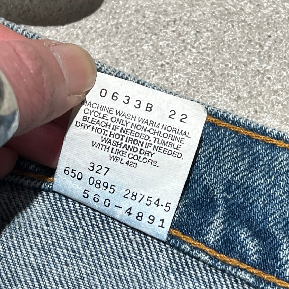 usa 리바이스 560 데님팬츠 s10265 상품이미지7