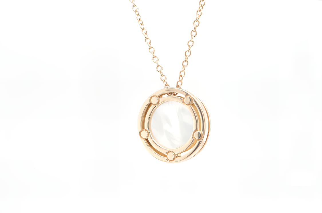 다미아니 디사이드 18K 핑크골드 천연다이아 자개 남녀공용 펜던트 목걸이 상품이미지5