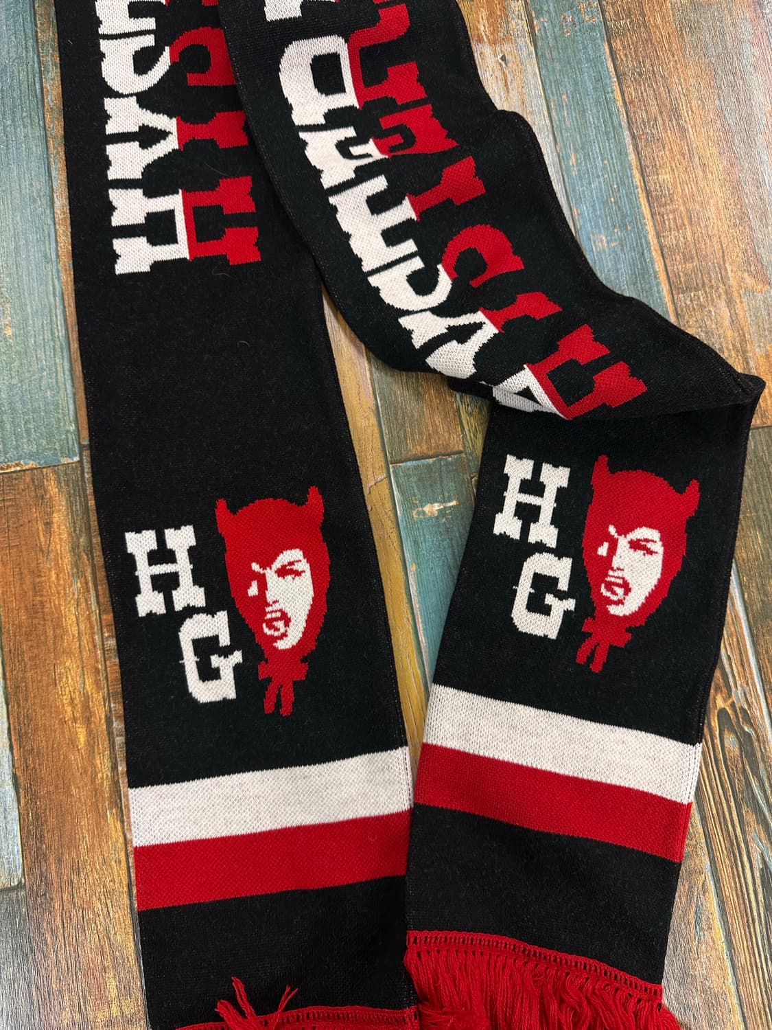 (OS)히스테릭글래머 이블걸 머플러 블랙 상품이미지4