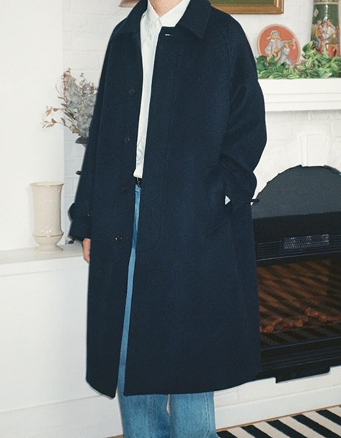 셔터 울 발마칸 다크네이비 Shirter 상품이미지6