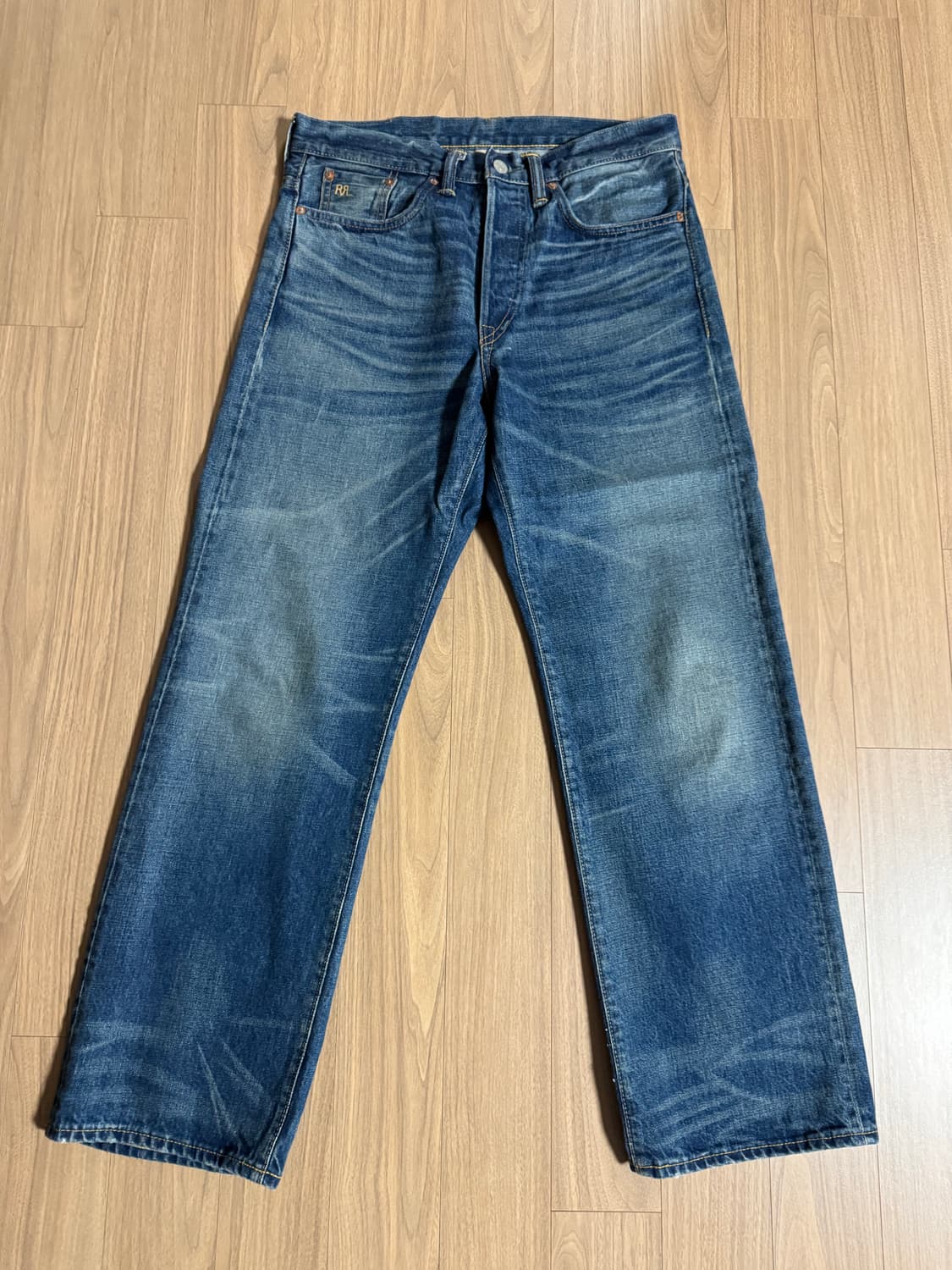 RRL 빈티지 5포켓 그랜드폴스 데님 30/30+헤링본팬츠+벨트 상품이미지1