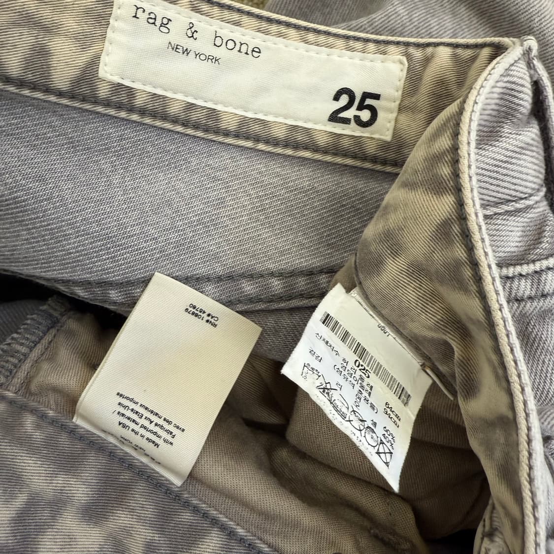 USA rag bone new york 렉앤본 와이드핏 데님팬츠 (25) 상품이미지2