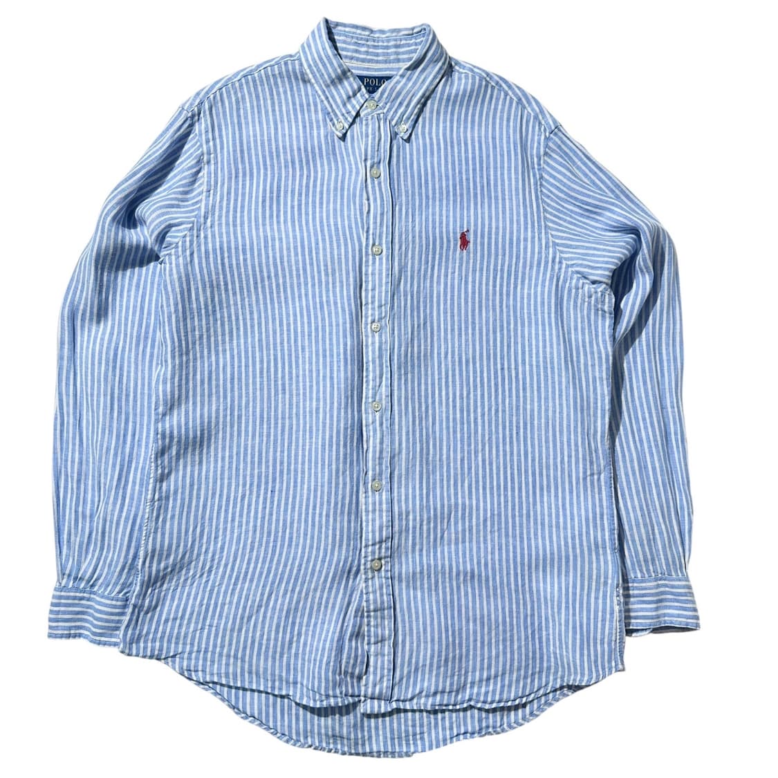 폴로 랄프로렌 린넨 스트라이프 셔츠 (신형QR) 상품이미지1