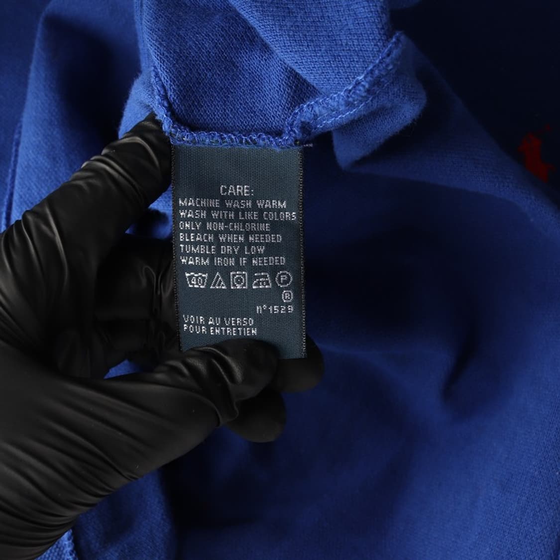 폴로 랄프로렌 스키니핏 반팔 카라티 블루 S 상품이미지6