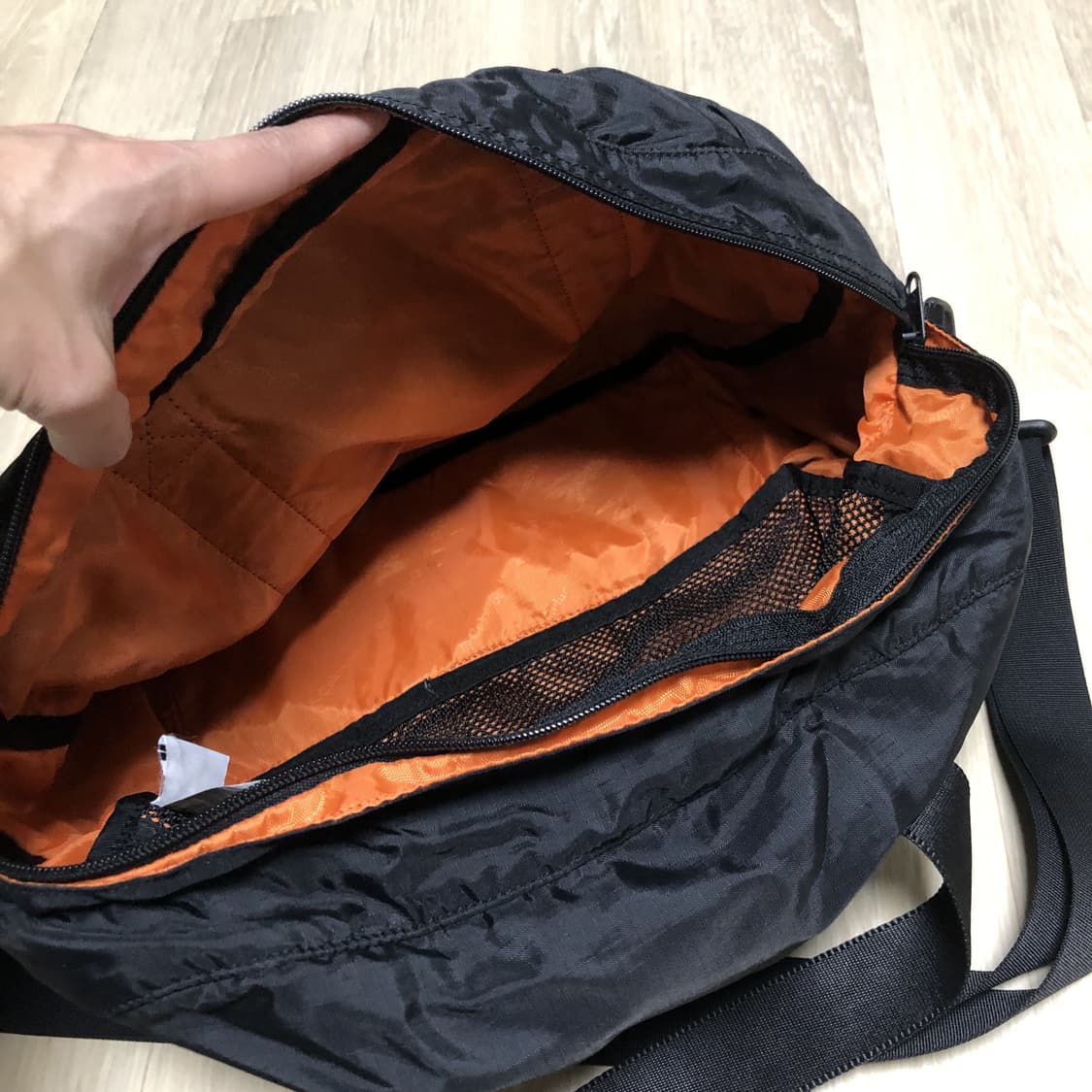 (OS) 콜롬비아 Columbia 립스탑 나일론 GYM 숄더 토드백 블랙 상품이미지2