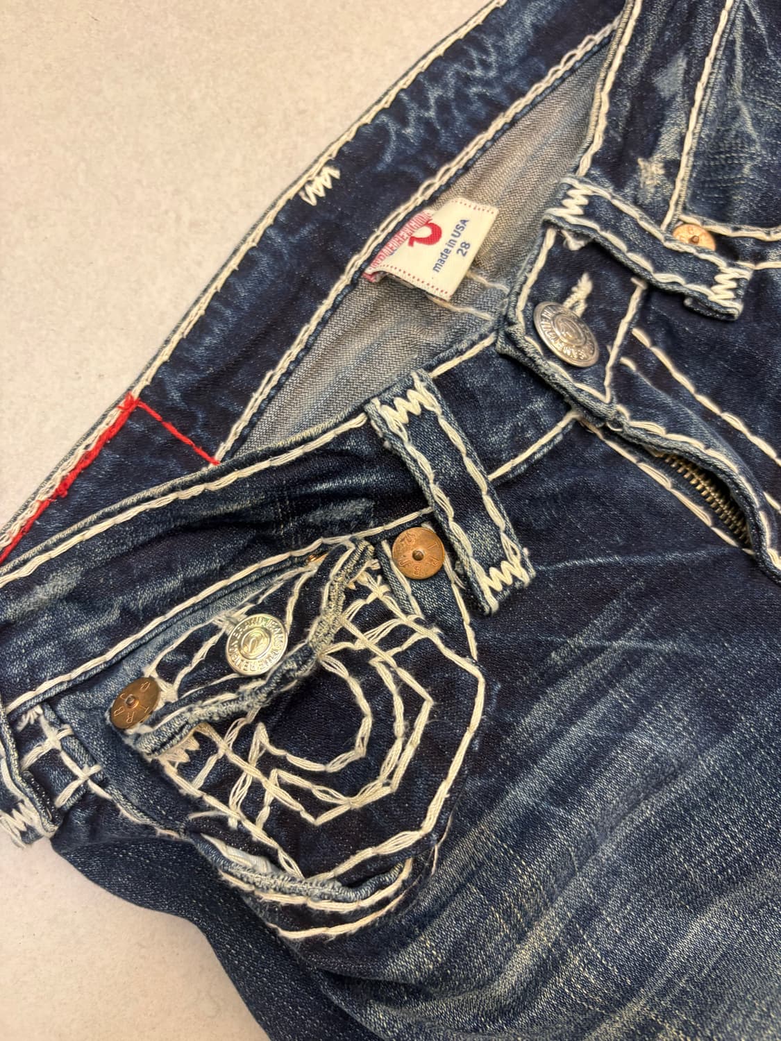 트루릴리전 JOEY SUPERT 부츠컷 데님 상품이미지5