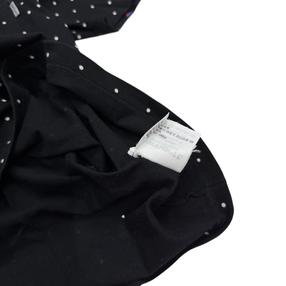 칼하트 빈티지 도트 땡땡이 반팔티 블랙 M 상품이미지6