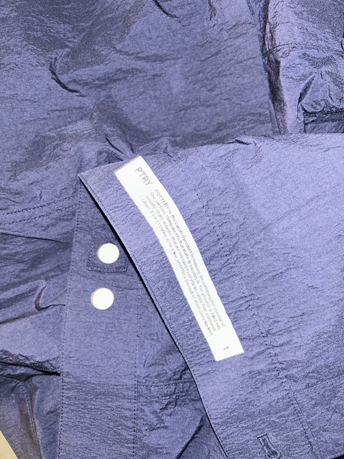 POTTERY 포터리 나일론 트러커 자켓 Navy 상품이미지5