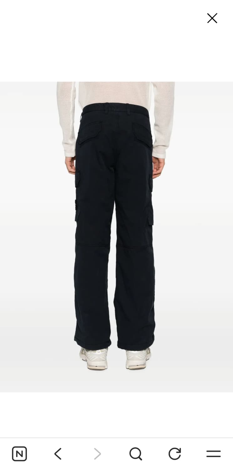 스톤아일랜드 컴포트핏 개버딘 카고 팬츠 상품이미지7