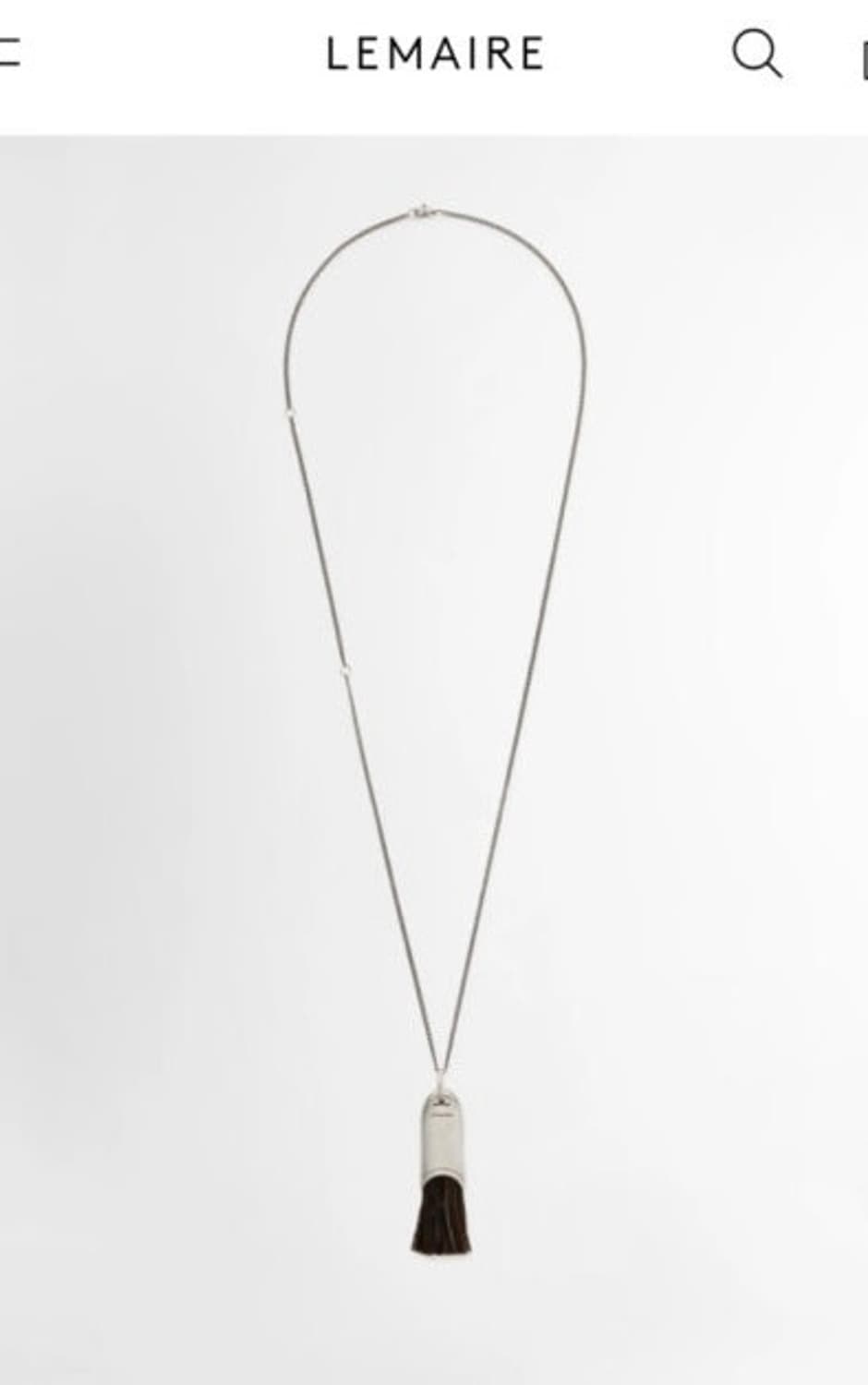 르메르 브러쉬 목걸이 상품이미지1