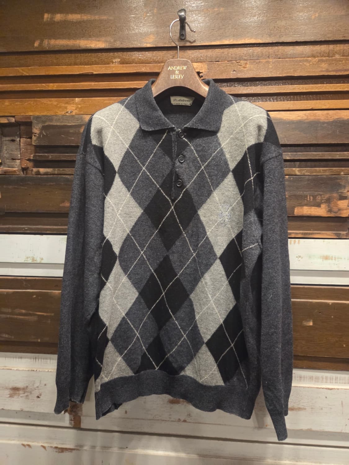 세인트 앤드류 아가일패턴 니트 상품이미지9