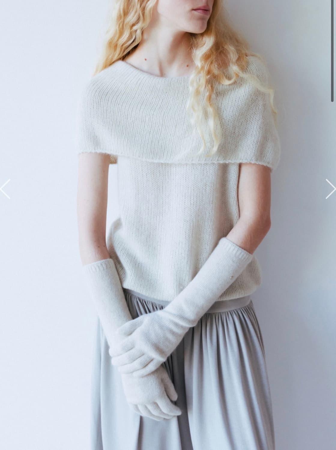 모노하 Cape Layered Off-Shoulder Sleeveless 상품이미지1